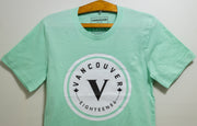 V logo- Mint Tee